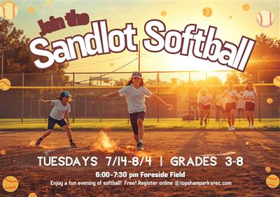 Summer Sandlot Softball